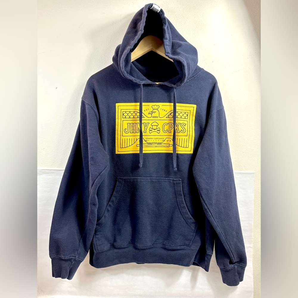 Johnny Cupcakes navy hoodie M